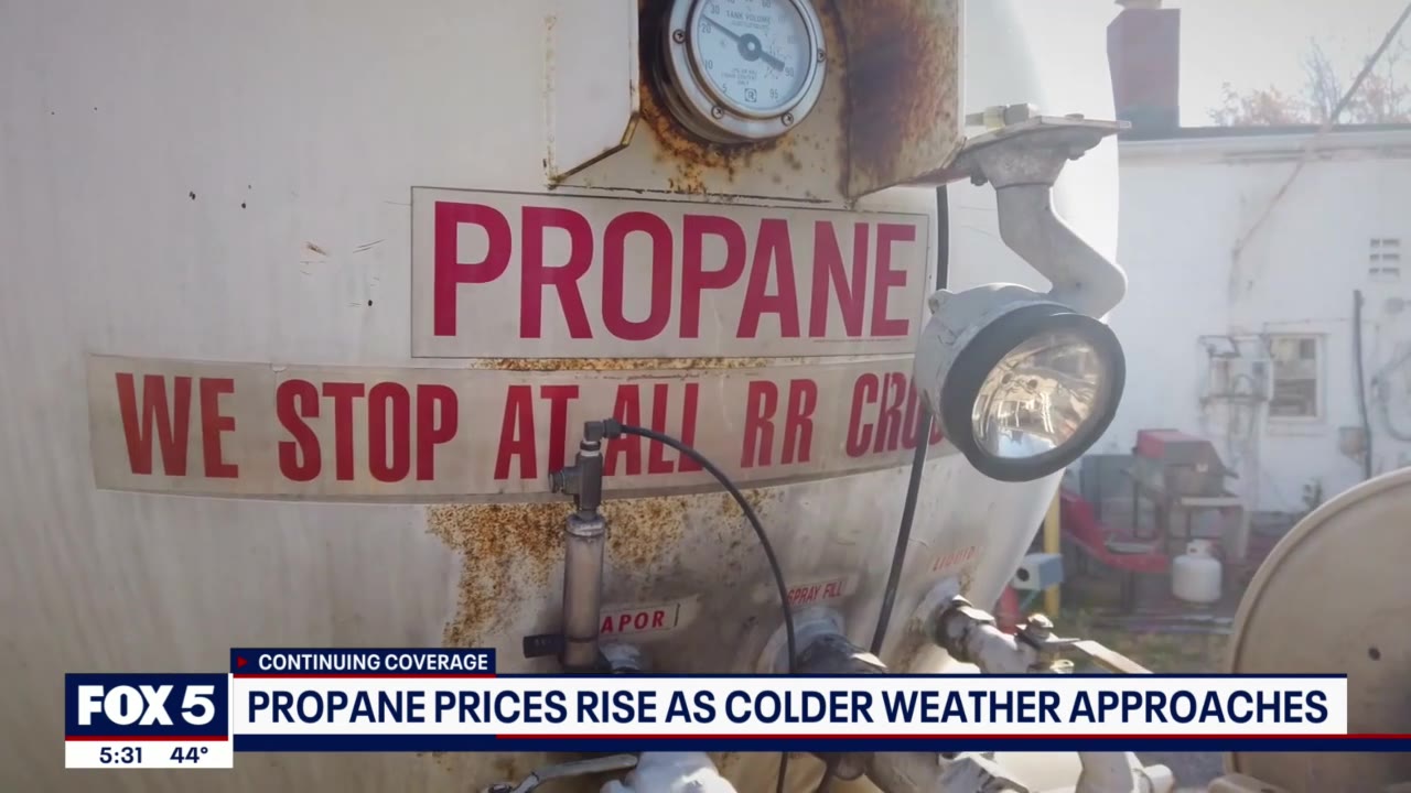 Propane prices on the rise as colder weather approaches